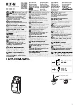 Eaton EASY-COM-SWD Series Instruction Leaflet preview