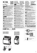 Eaton EASY-E4 E1(P) Series Instruction Leaflet предпросмотр