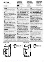 Предварительный просмотр 1 страницы Eaton EASY222-DN Instruction Leaflet