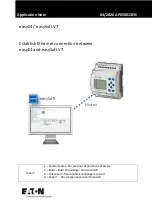 Eaton easyE4 series Application Note preview