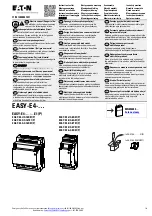 Eaton easyE4 series Instruction Leaflet предпросмотр