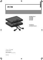 Eaton EATS30N Installation And User Manual preview