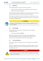 Preview for 10 page of Eaton EBC-S User And Installation Manual