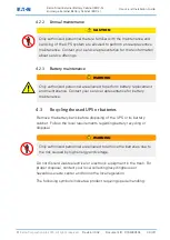 Preview for 29 page of Eaton EBC-S User And Installation Manual
