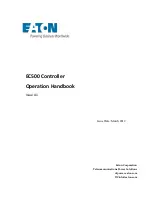 Предварительный просмотр 1 страницы Eaton EC500 Operation Handbook