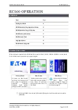 Предварительный просмотр 12 страницы Eaton EC500 Operation Handbook