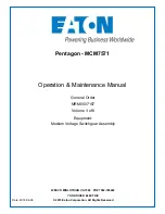 Предварительный просмотр 1 страницы Eaton EDR 3000 Installation, Operation And Maintenance Manual