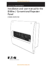 Eaton EFBWCV-REPEATER Installation And User Manual preview