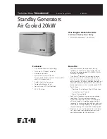 Предварительный просмотр 1 страницы Eaton EGEN20A Technical Data