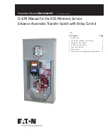 Eaton EGS Series Instruction Booklet preview