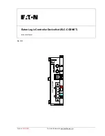 Eaton ELC-CODNET Instruction Manual предпросмотр