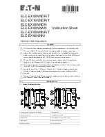 Eaton ELC-EX08NNDR Instruction Sheet preview