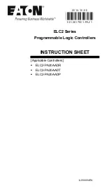 Предварительный просмотр 1 страницы Eaton ELC2 Series Instruction Sheet