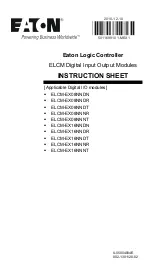 Предварительный просмотр 1 страницы Eaton ELCM Series Instruction Sheet