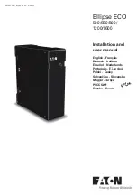 Предварительный просмотр 2 страницы Eaton Ellipse ECO 800VA DIN Installation And User Manual