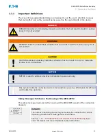 Предварительный просмотр 11 страницы Eaton EMR-3MP0 Installation, Operation And Maintenance Manual