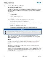 Preview for 20 page of Eaton EMR-3MP0 Installation, Operation And Maintenance Manual