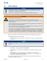 Предварительный просмотр 111 страницы Eaton EMR-3MP0 Installation, Operation And Maintenance Manual