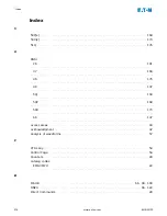 Preview for 276 page of Eaton EMR-3MP0 Installation, Operation And Maintenance Manual