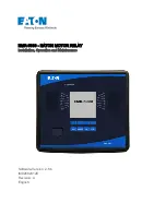 Предварительный просмотр 1 страницы Eaton EMR-5000 Installation, Operation And Maintenance Manual