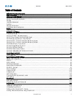 Preview for 3 page of Eaton EMR-5000 Installation, Operation And Maintenance Manual