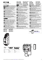 Предварительный просмотр 1 страницы Eaton EMS-DO Series Instruction Leaflet