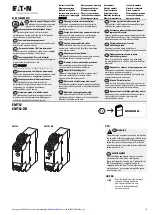 Предварительный просмотр 1 страницы Eaton EMT62-DB Instruction Leaflet