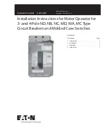 Eaton EOP5T07 Installation Instructions Manual предпросмотр