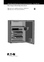 Предварительный просмотр 1 страницы Eaton ESF-E30 Series Mounting And Operating Instructions