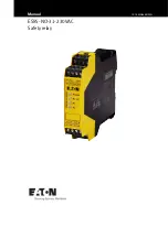 Предварительный просмотр 1 страницы Eaton ESR5-NO-31-230VAC Manual