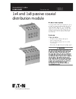 Preview for 1 page of Eaton ESWV10401 Instructional Leaflet