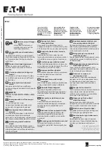 Preview for 1 page of Eaton ETR2 Instruction Leaflet