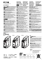 Eaton ETR4 A Series Instruction Leaflet предпросмотр