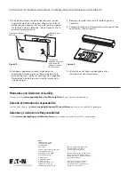 Предварительный просмотр 6 страницы Eaton EUX Universal Edge Lit Exit Lens Installation Instructions Manual