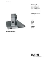 Предварительный просмотр 1 страницы Eaton Evolution 650 Installation And User Manual