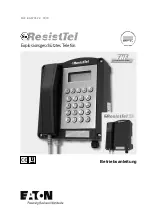 Preview for 1 page of Eaton ExResistTel ZB Operating Instructions Manual