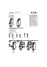 Eaton FAZ-XAA Series Installation Instructions предпросмотр