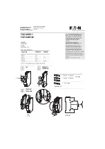 Предварительный просмотр 1 страницы Eaton FAZ-XHIN11 Installation Instructions