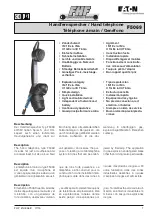 Preview for 1 page of Eaton FHF F5069 Quick Start Manual