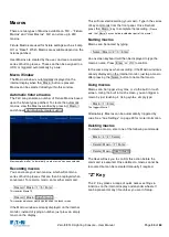 Preview for 34 page of Eaton FLX Lighting Console User Manual