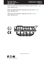 Eaton GROUSE-HINDS AB 05 Ex-nR Operating Instructions Manual предпросмотр