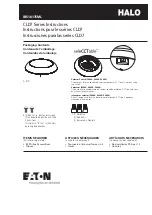 Eaton HALO CLD7 Series Instructions Manual preview