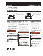 Eaton HALO Commercial PR6M Series Manual preview