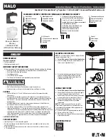 Предварительный просмотр 1 страницы Eaton HALO FES0650LPC Instruction Manual