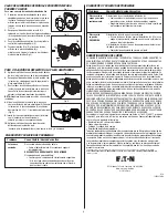 Preview for 6 page of Eaton Halo FSL503TIB Instruction Manual