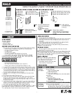 Eaton HALO FW26PCI Instruction Manual preview