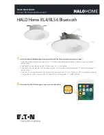 Предварительный просмотр 1 страницы Eaton HALO Home RL4 Bluetooth Quick Start Manual