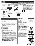 Eaton Halo MST1850LW Instruction Manual preview