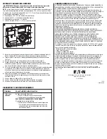 Preview for 4 page of Eaton HALO WP2547LH Instruction Manual