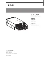 Eaton HotSwap MBP Installation And User Manual preview